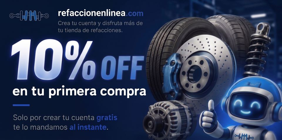 10% OFF en tu primera compra — refaccionenlinea.com