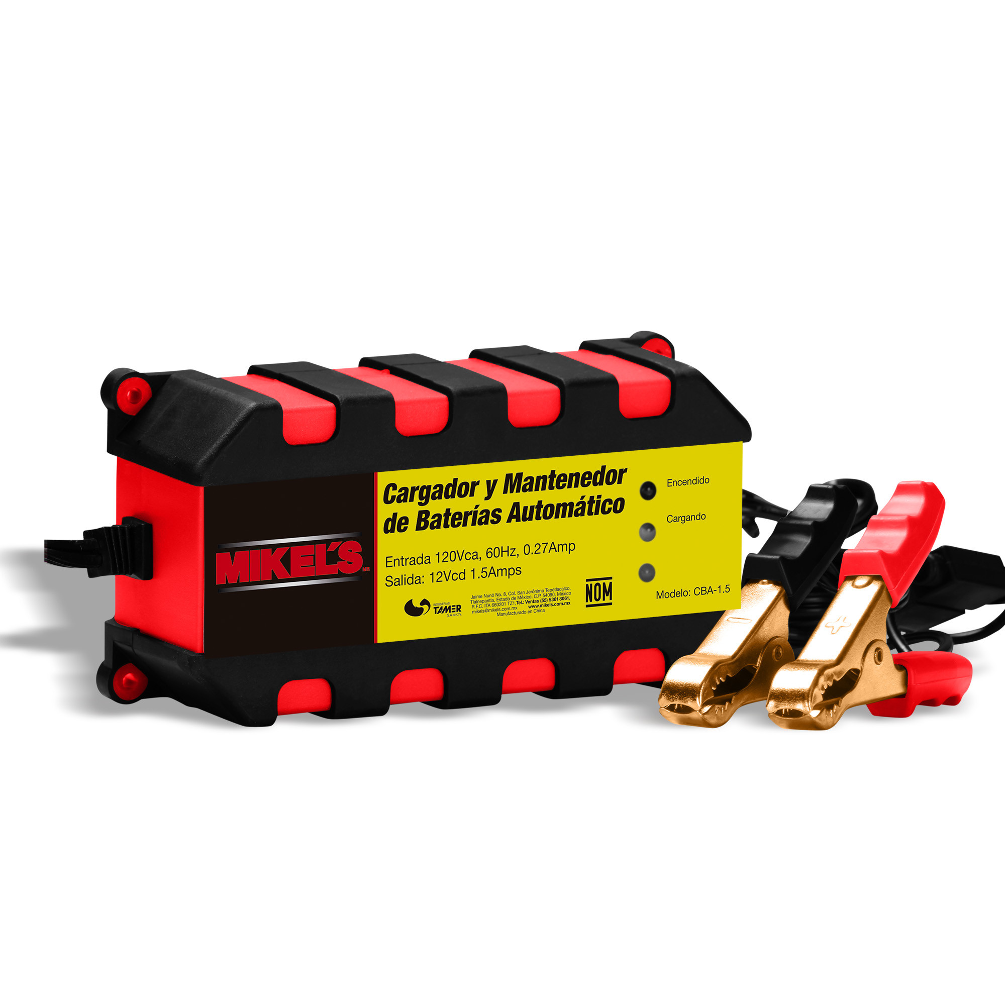 CARGADOR BATERÍAS AUTOMÁTICO (1.5 AMP)