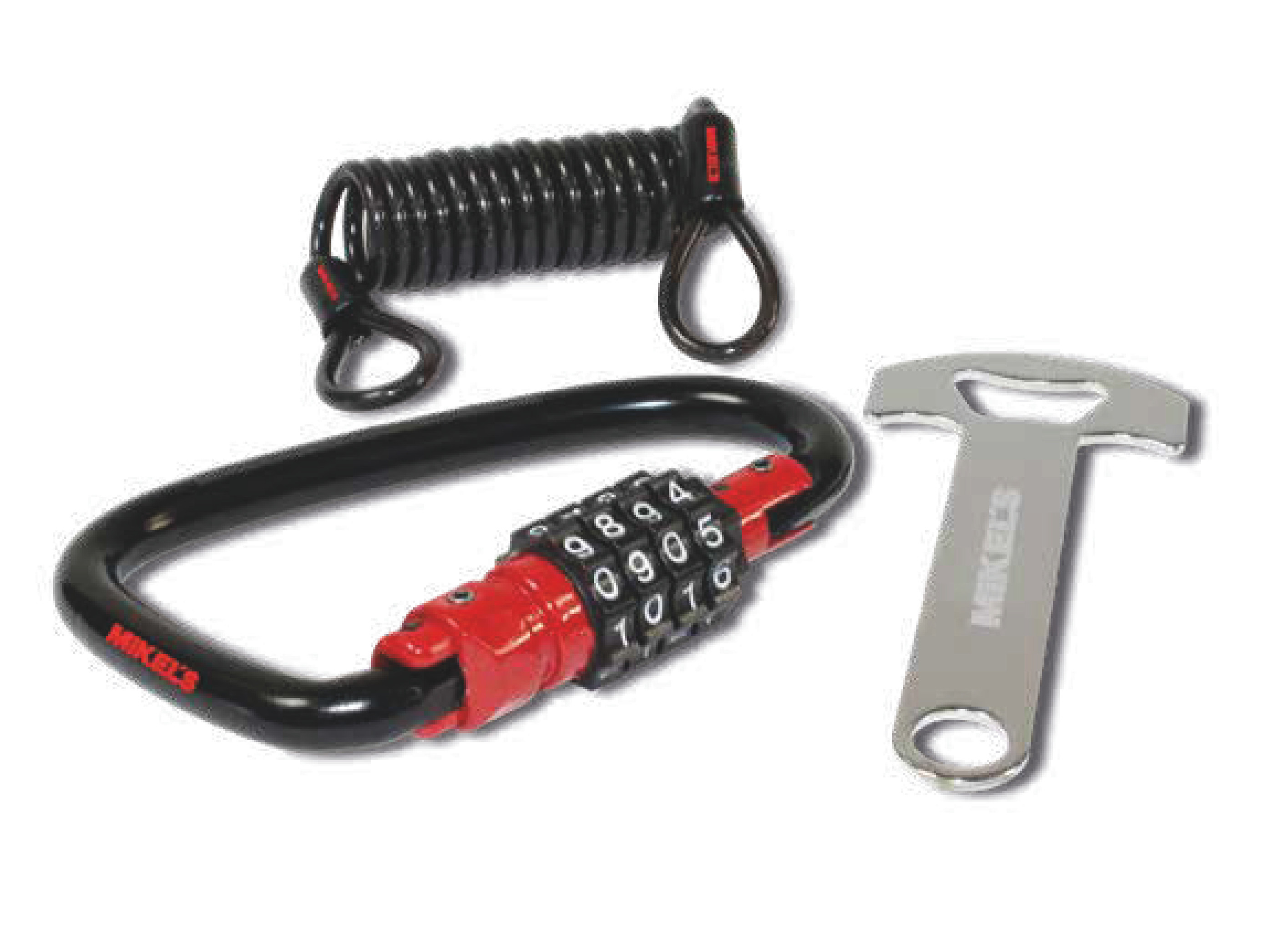 Candado para casco de motocicleta