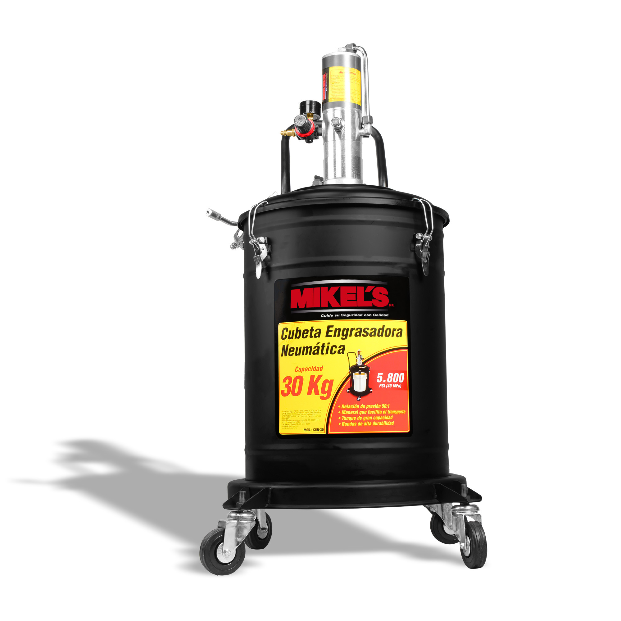 CUBETA ENGRASADORA NEUMÁTICA (38 KGS)