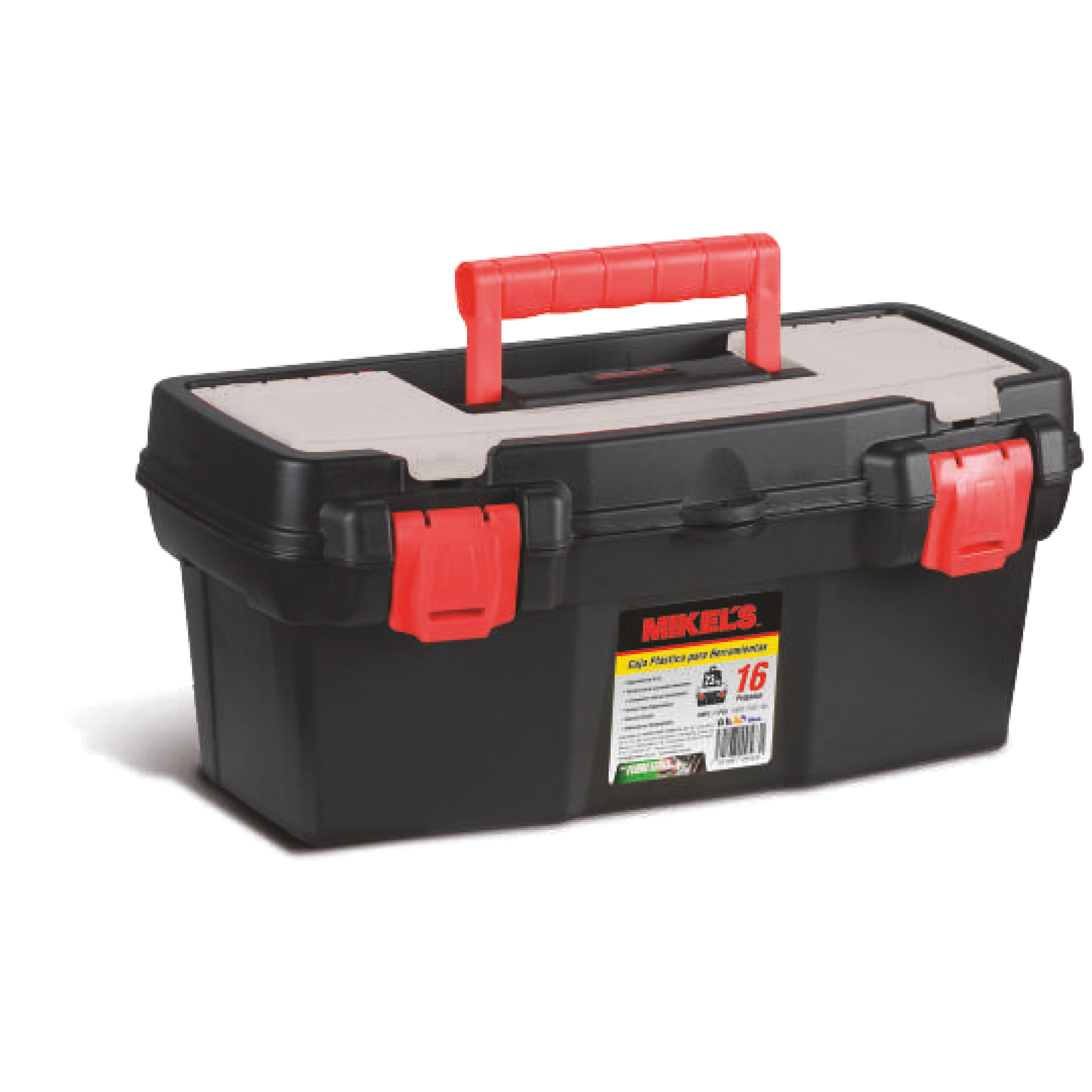 CAJA PLÁSTICA PARA HERRAMIENTAS 16” (1.5 LTS)