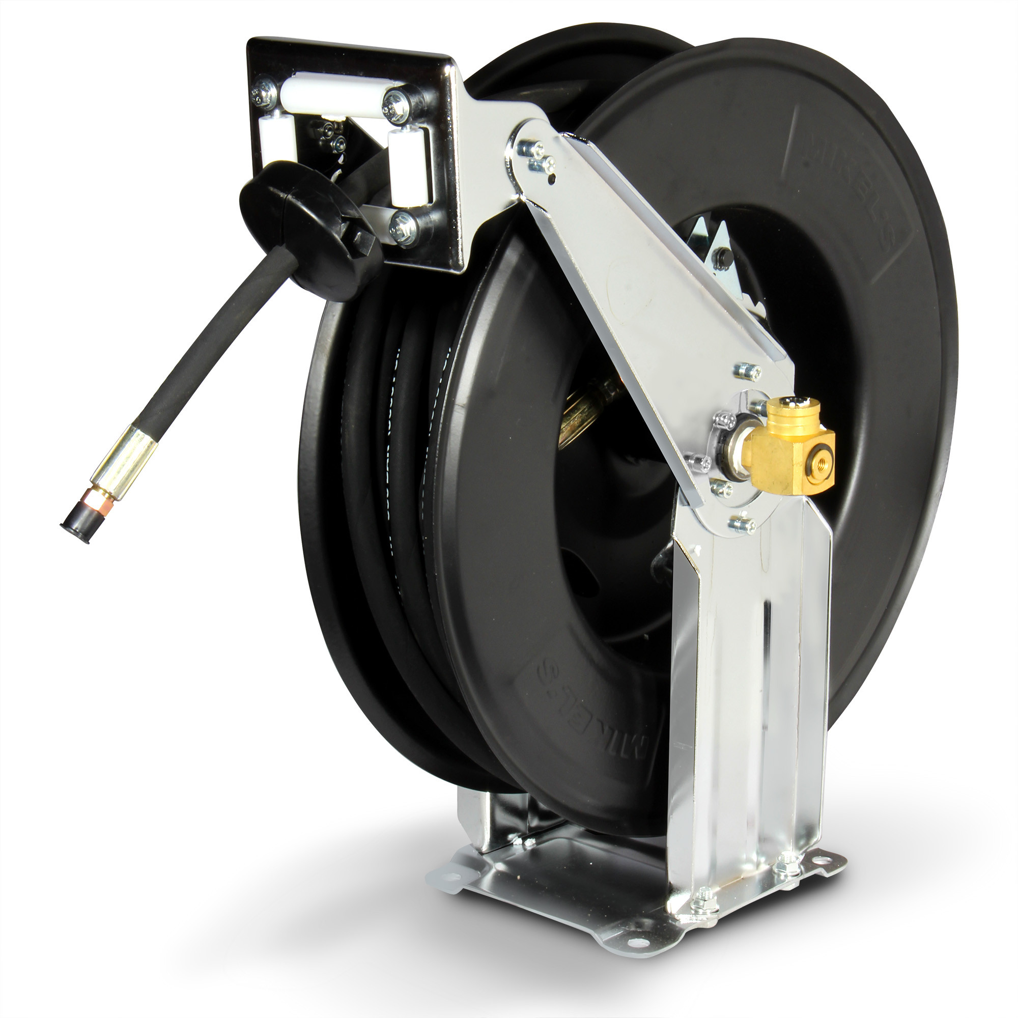 Carrete con manguera para grasa (1/4”, 6.4 mm)