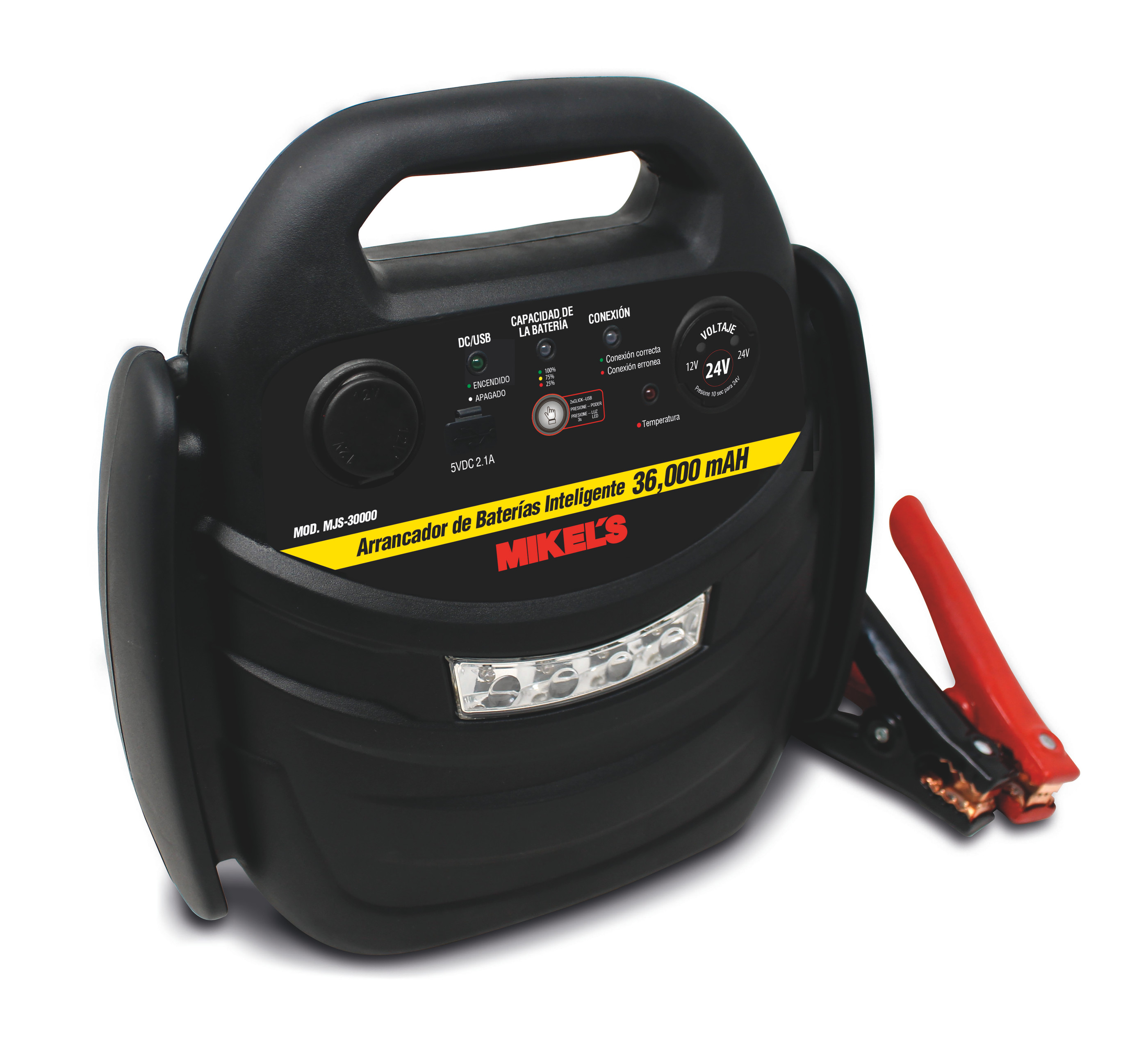 ARRANCADOR DE BATERÍAS JUMPER (36,000 MAH)