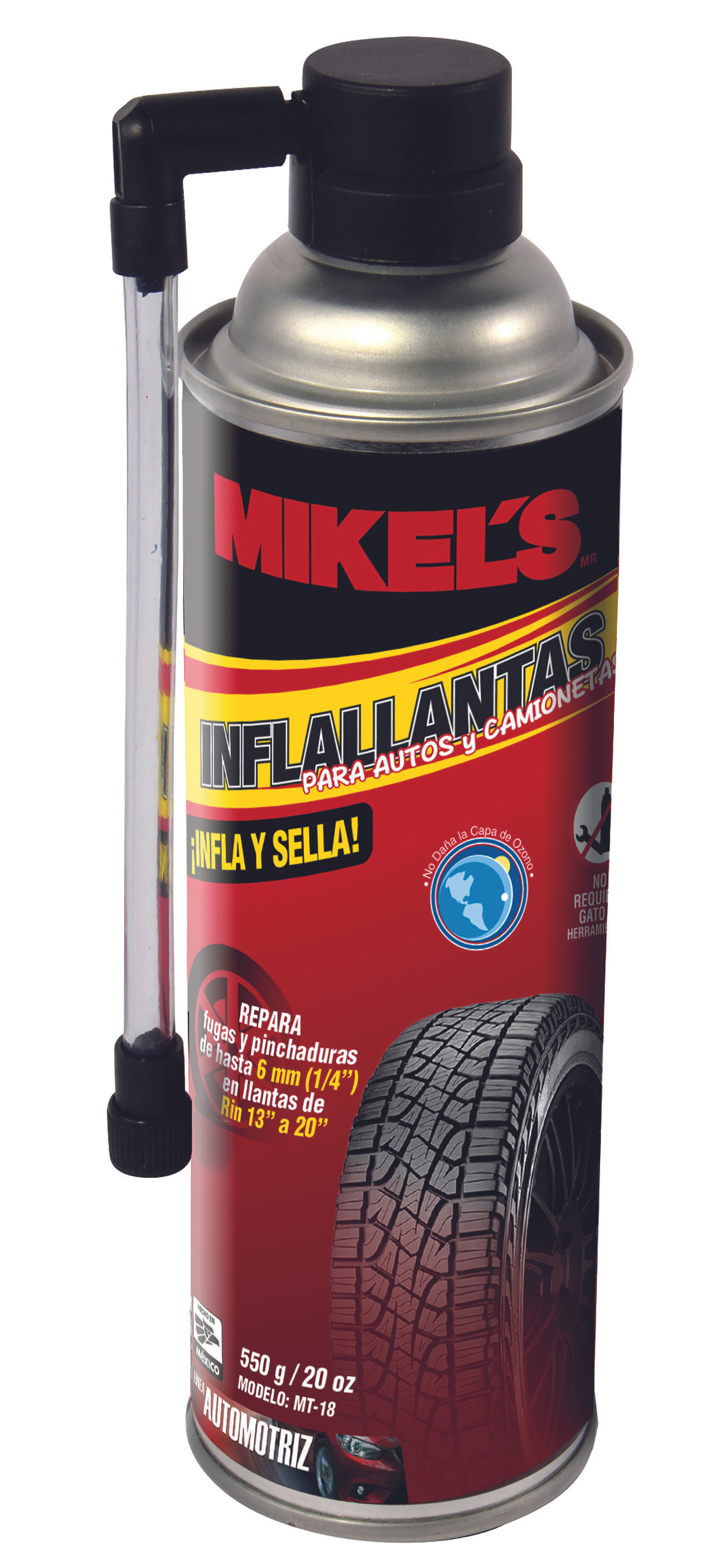 INFLALLANTAS MAGIC TIRE PARA AUTOS, PICKUPS Y SUVS (550 GRS/20 OZ)