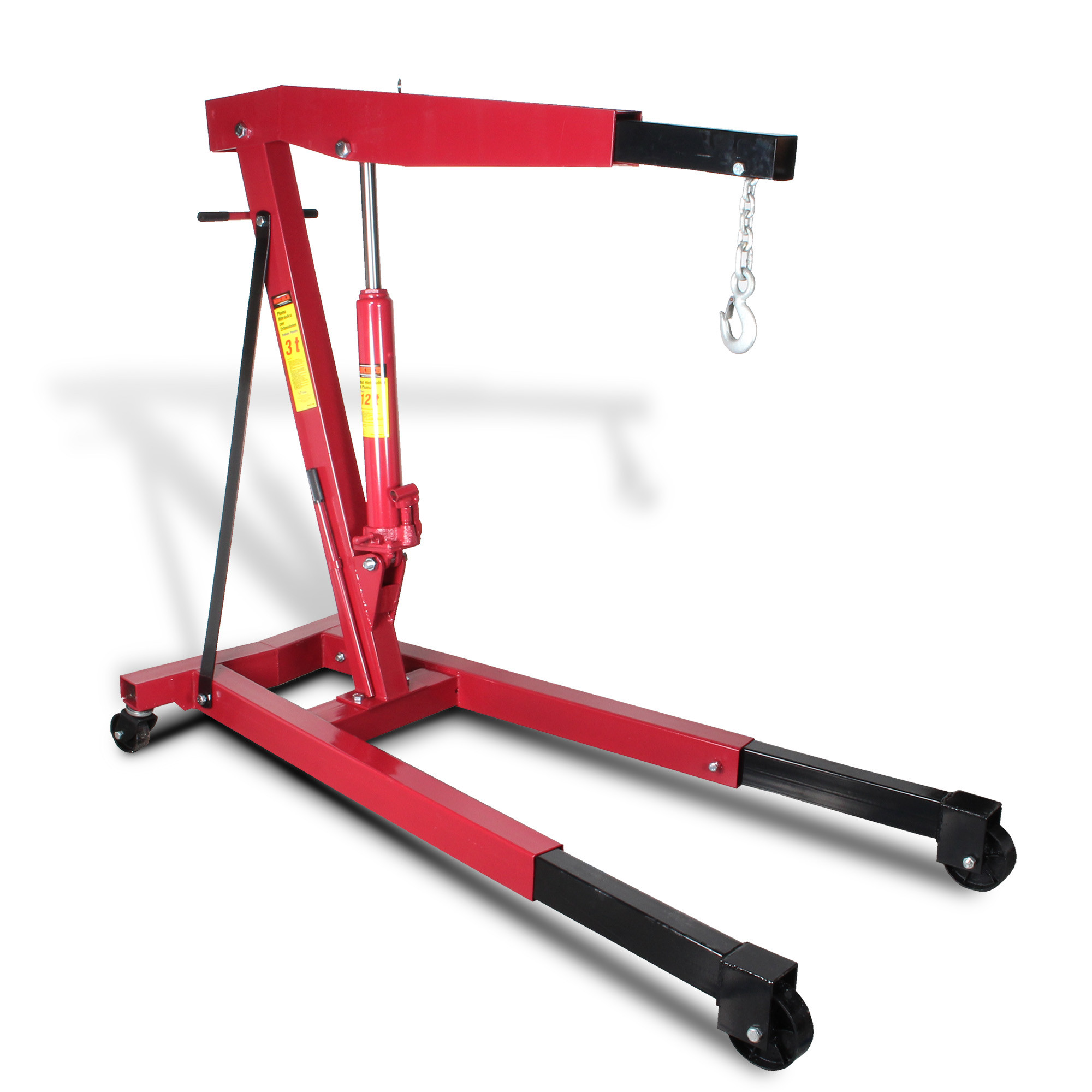 PLUMA HIDRÁULICA PARA MOTOR CON EXTENSIONES FRONTALES (3 TON)