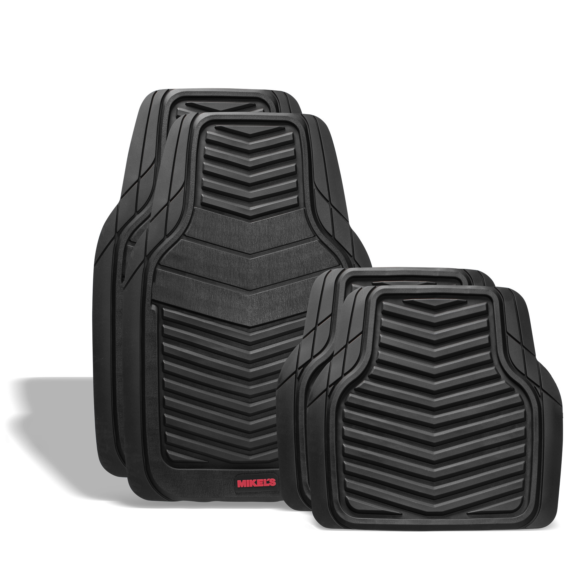 TAPETE PARA AUTO DE HULE, NEGRO PREMIUM