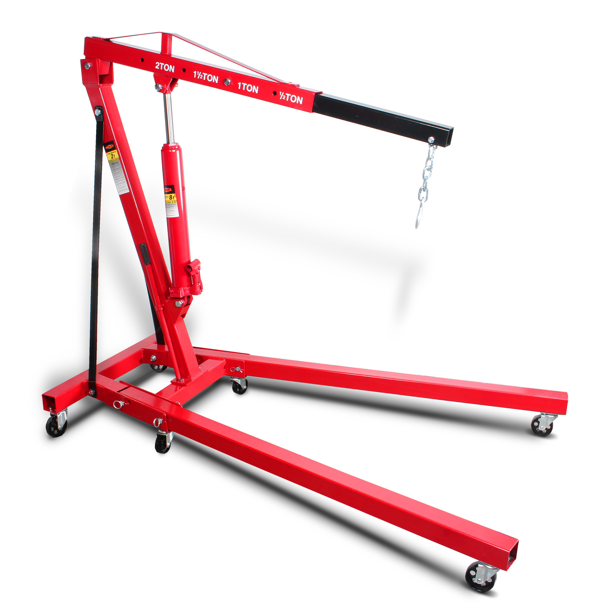 PLUMA HIDRONEUMÁTICA PARA MOTOR PLEGABLE (2 TON)