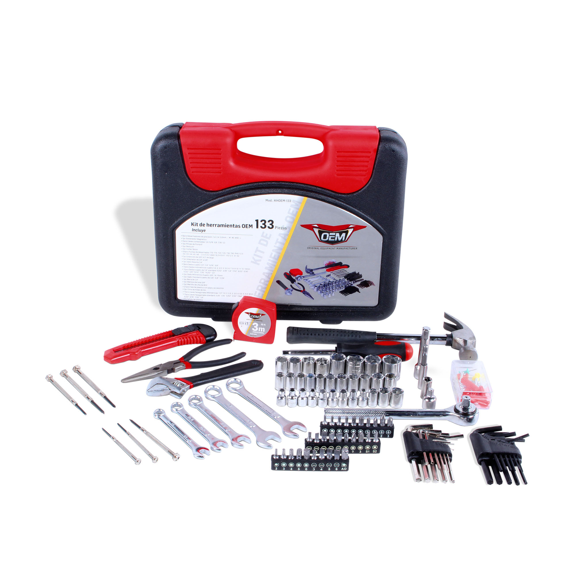 OEM KIT DE HERRAMIENTAS (133 PZS)